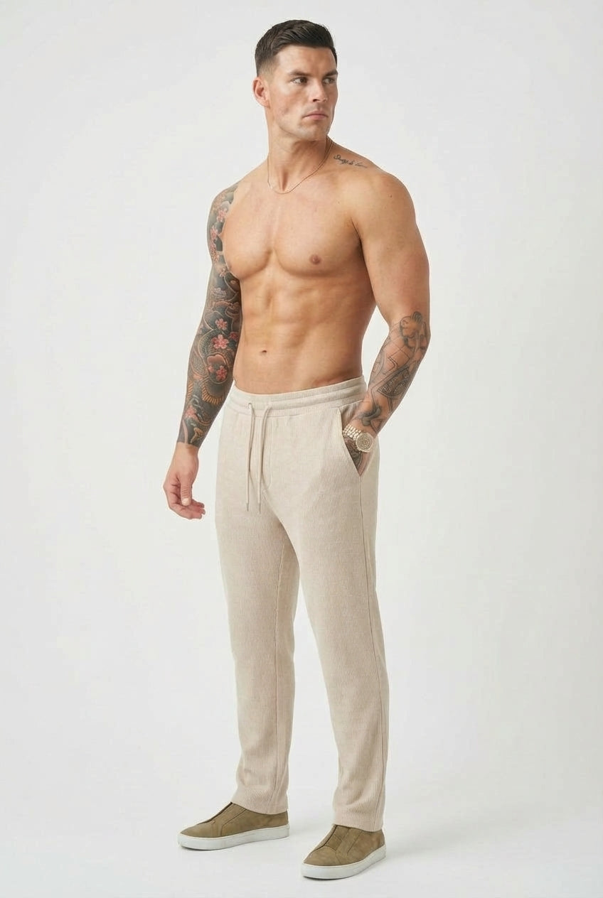 Monaco Cozy Relaxed-Fit Knit Pants