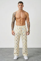Mosaic Straight-Fit Pants