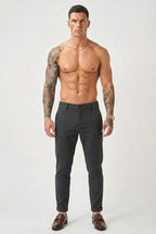 Luca Slim-Fit Black Pants