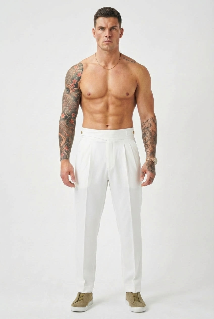 Lockhart White Trousers