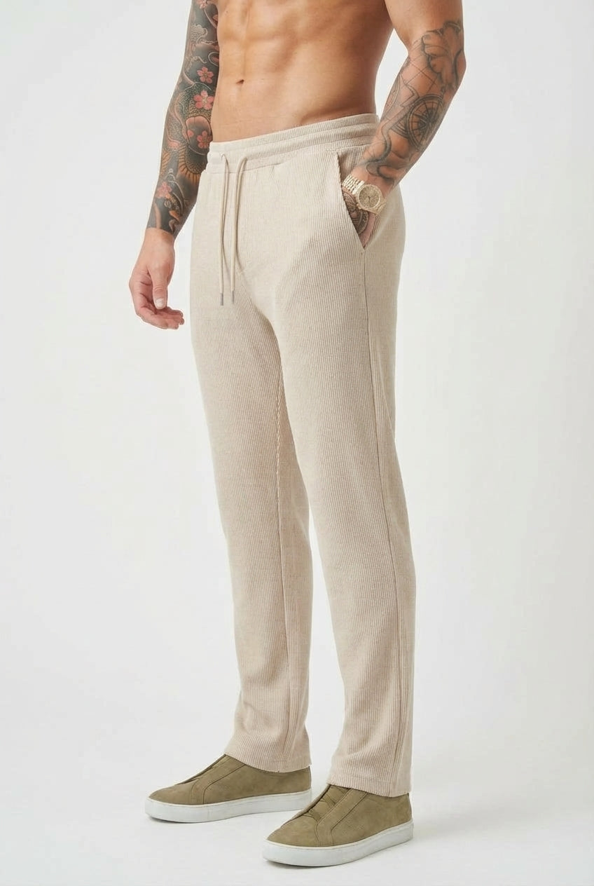 Monaco Cozy Relaxed-Fit Knit Pants