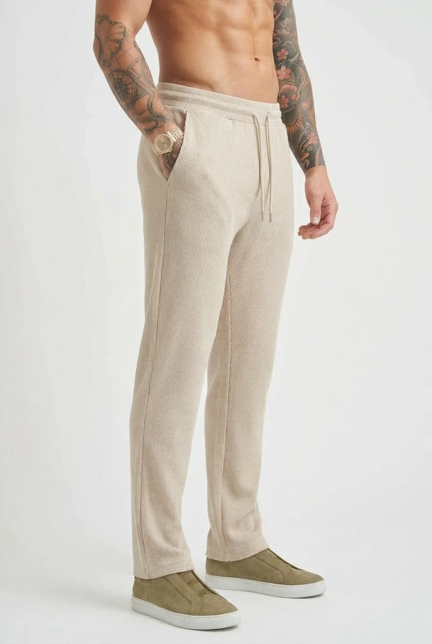 Monaco Cozy Relaxed-Fit Knit Pants