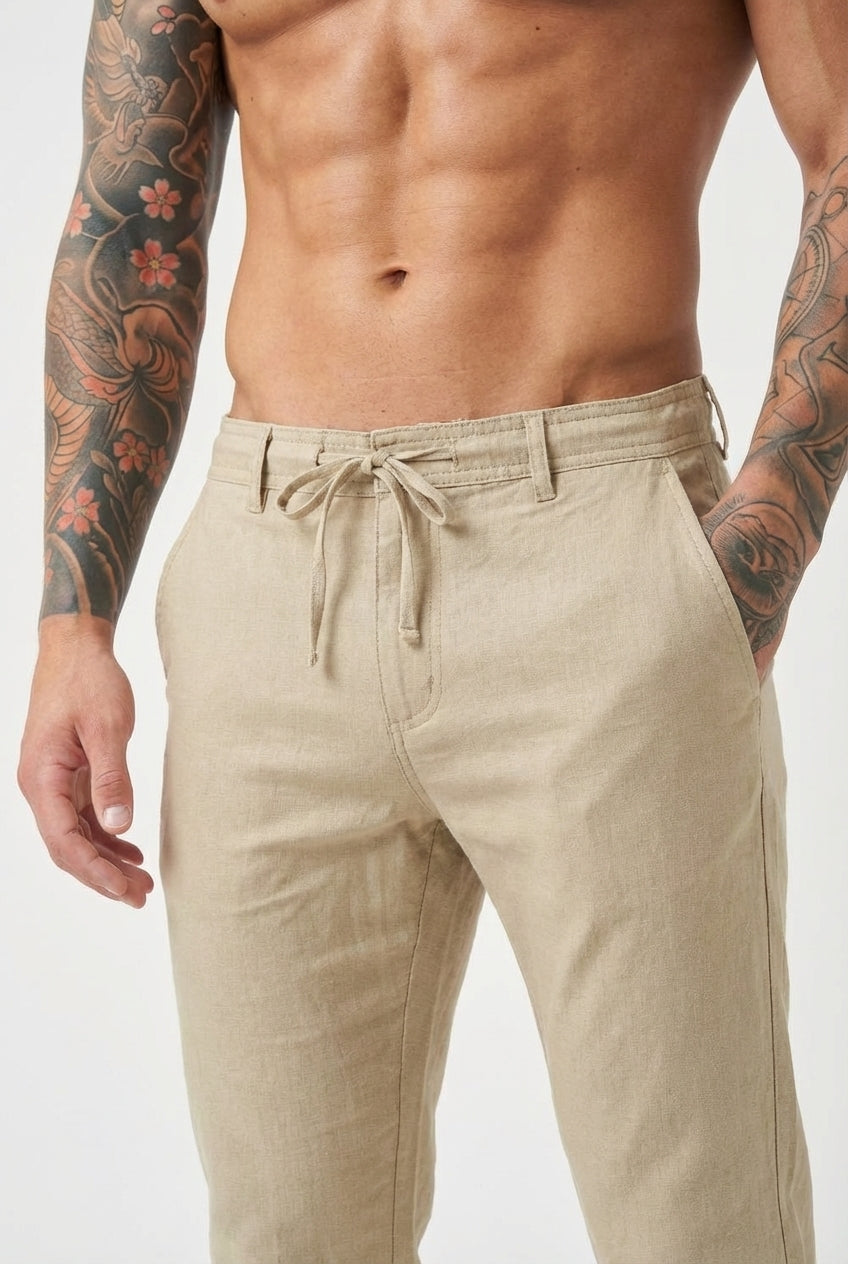 Coastal Comfort Linen Pants