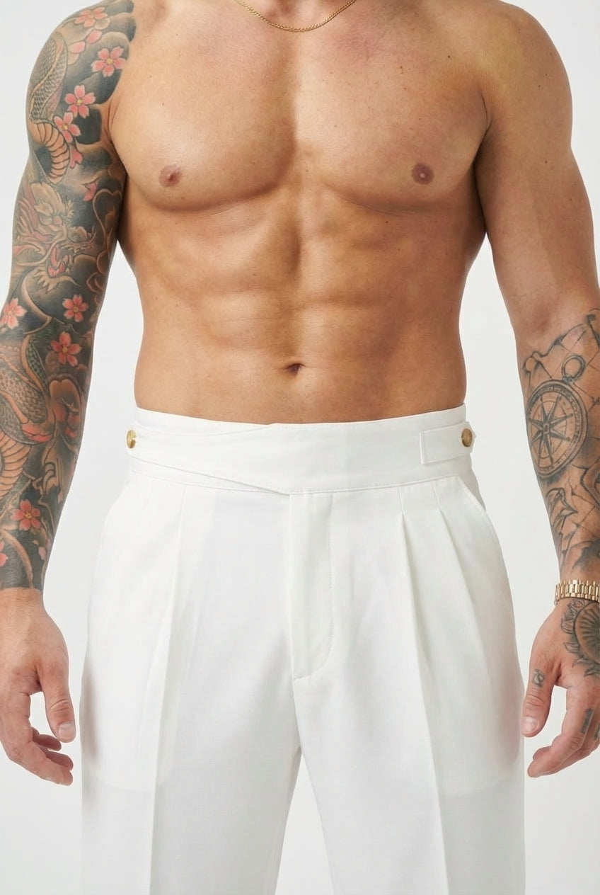 Lockhart White Trousers