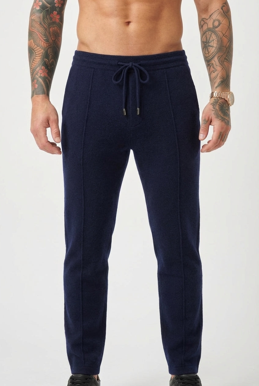 Navy Cloud Merino Pants