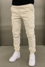 Olympus Cream Cargo Joggers