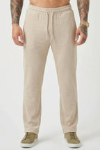 Monaco Cozy Relaxed-Fit Knit Pants