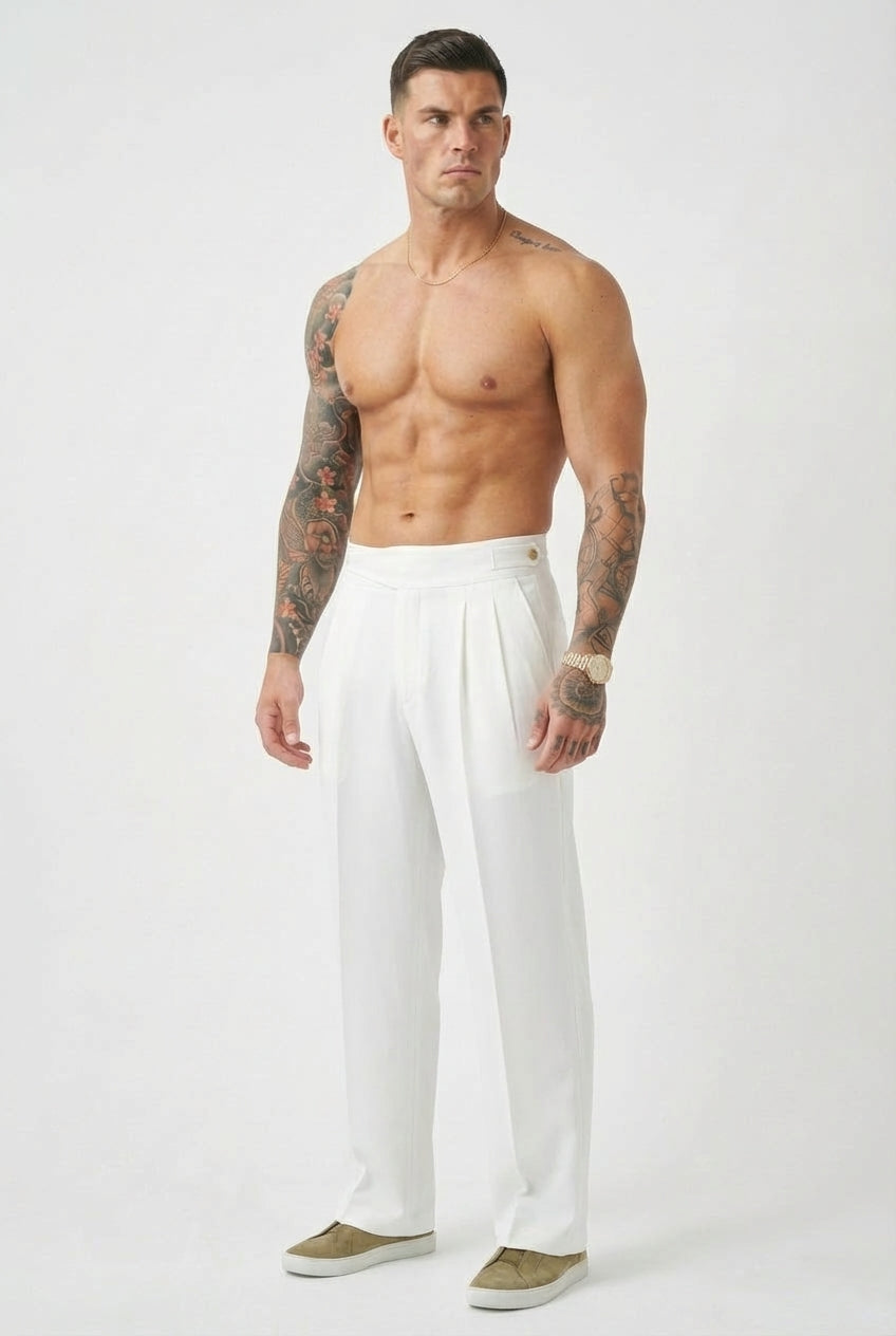 Lockhart White Trousers
