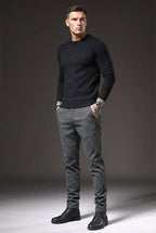 Luca Slim-Fit Light Grey Pants