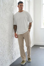 Monaco Cozy Relaxed-Fit Knit Pants