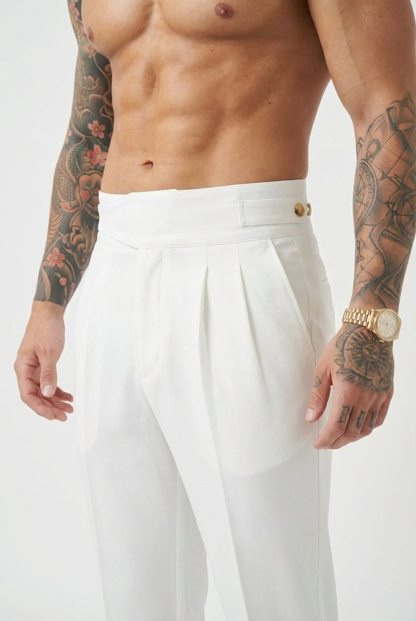 Lockhart White Trousers