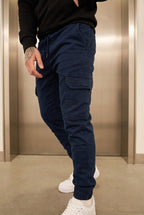 Olympus Navy Cargo Joggers