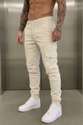 Olympus Cream Cargo Joggers