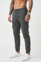 Olympus Grey Cargo Jogger Pants