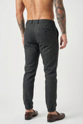 Luca Slim-Fit Black Pants