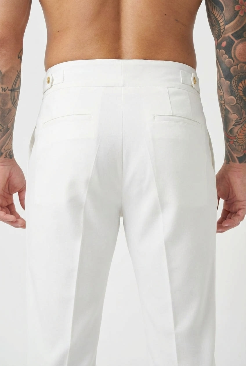 Lockhart White Trousers
