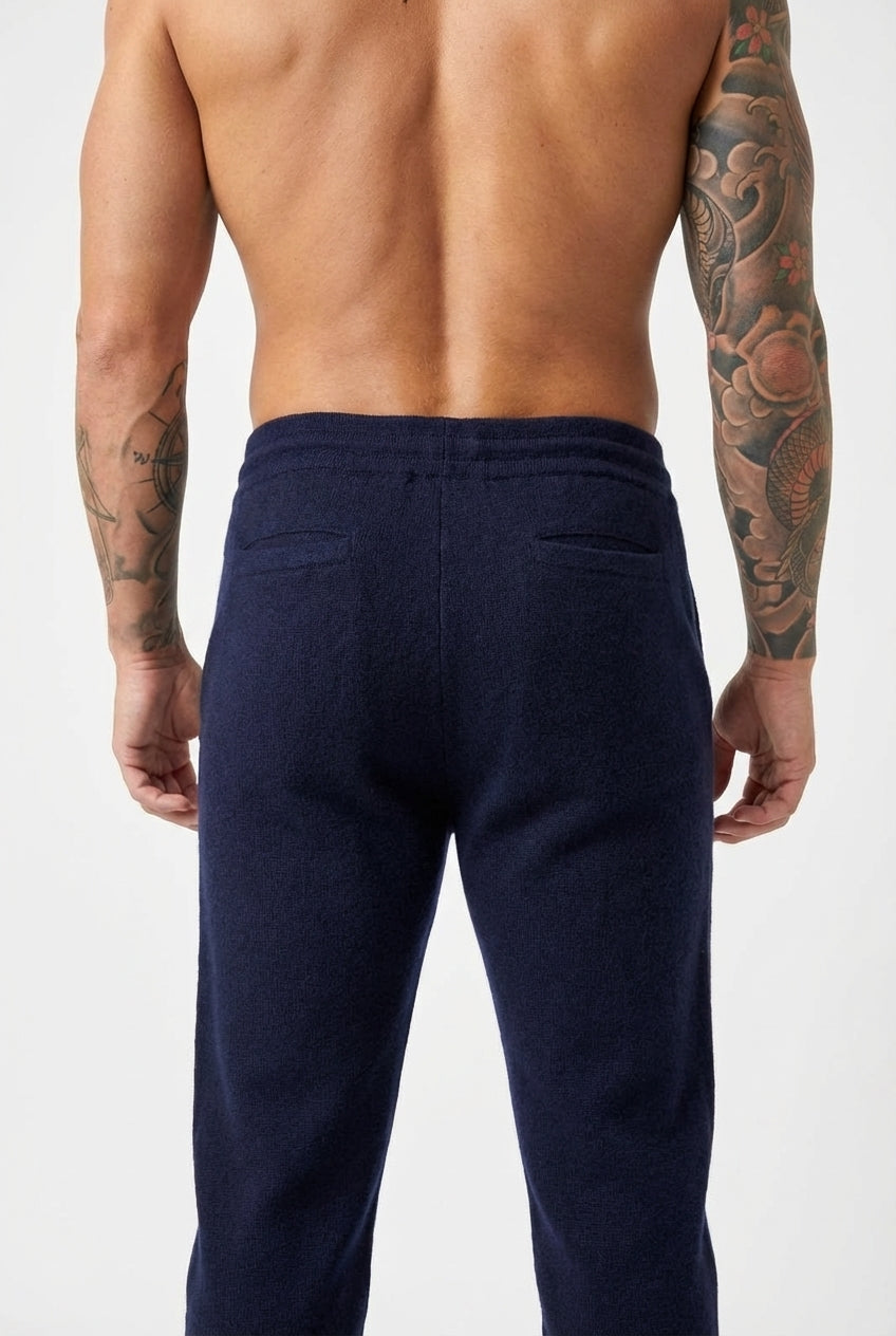 Navy Cloud Merino Pants