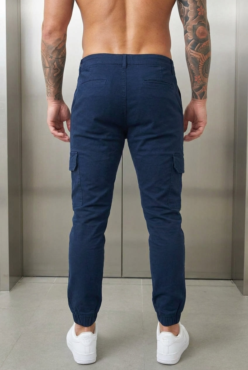Olympus Navy Cargo Joggers