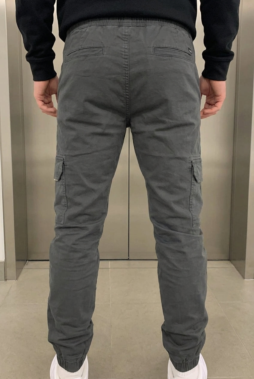 Olympus Grey Cargo Jogger Pants