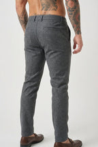 Luca Slim-Fit Light Grey Pants