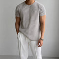 Calo Knit Tee - Classic Knit T‑Shirt