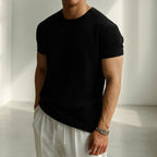Calo Knit Tee - Classic Knit T‑Shirt
