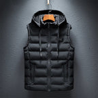 Elton Hooded Vest - Sleek and Cozy