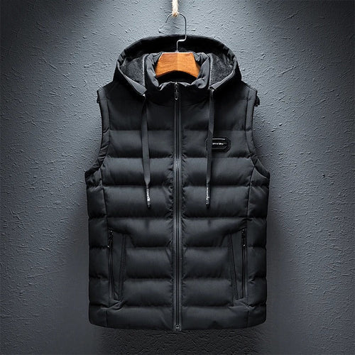 Elton Hooded Vest - Sleek and Cozy