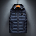 Elton Hooded Vest - Sleek and Cozy