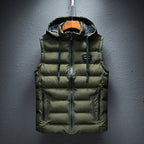 Elton Hooded Vest - Sleek and Cozy
