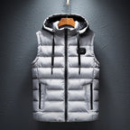 Elton Hooded Vest - Sleek and Cozy