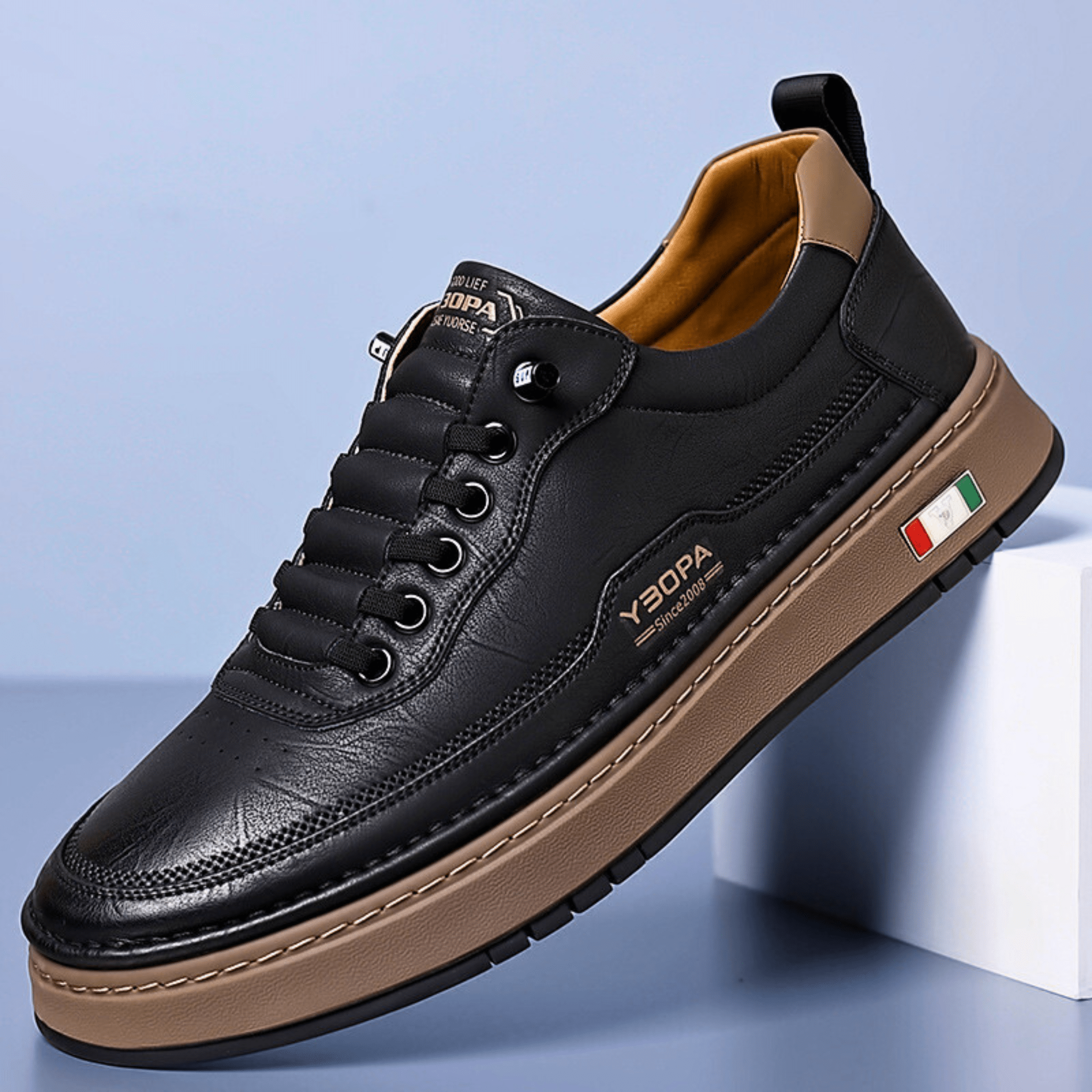 Roderick Leather Trainers - Sleek, Durable Everyday Footwear