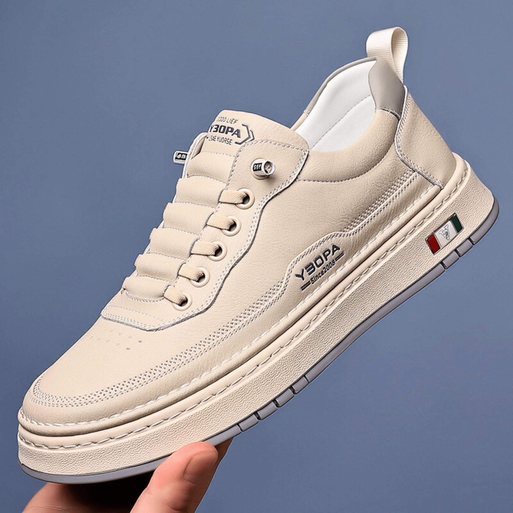 Roderick Leather Trainers - Sleek, Durable Everyday Footwear