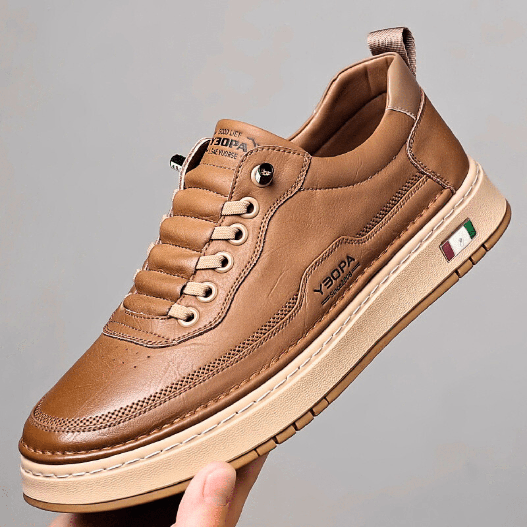 Roderick Leather Trainers - Sleek, Durable Everyday Footwear