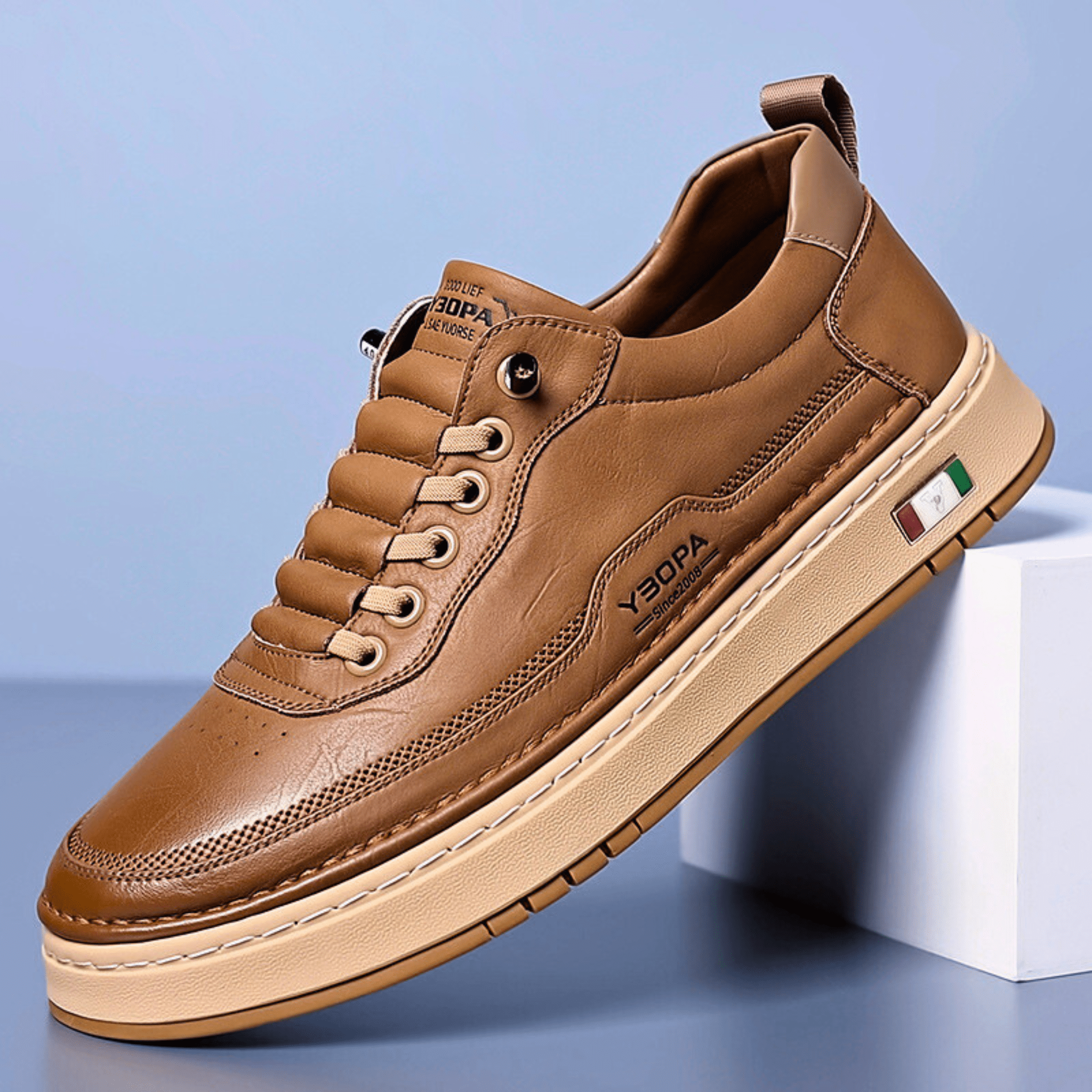 Roderick Leather Trainers - Sleek, Durable Everyday Footwear