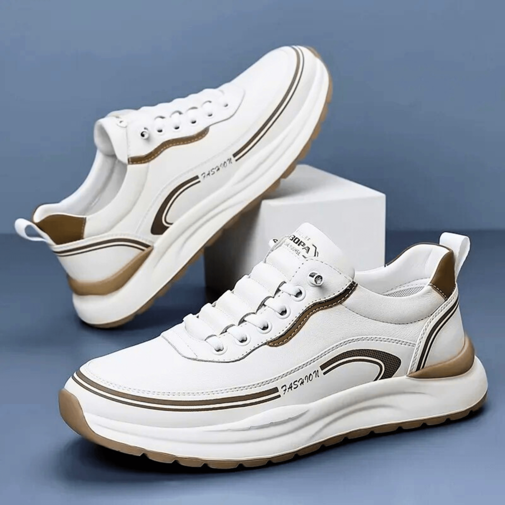 Brixton Leather Trainers – Premium Leather Sneakers for Everyday Style