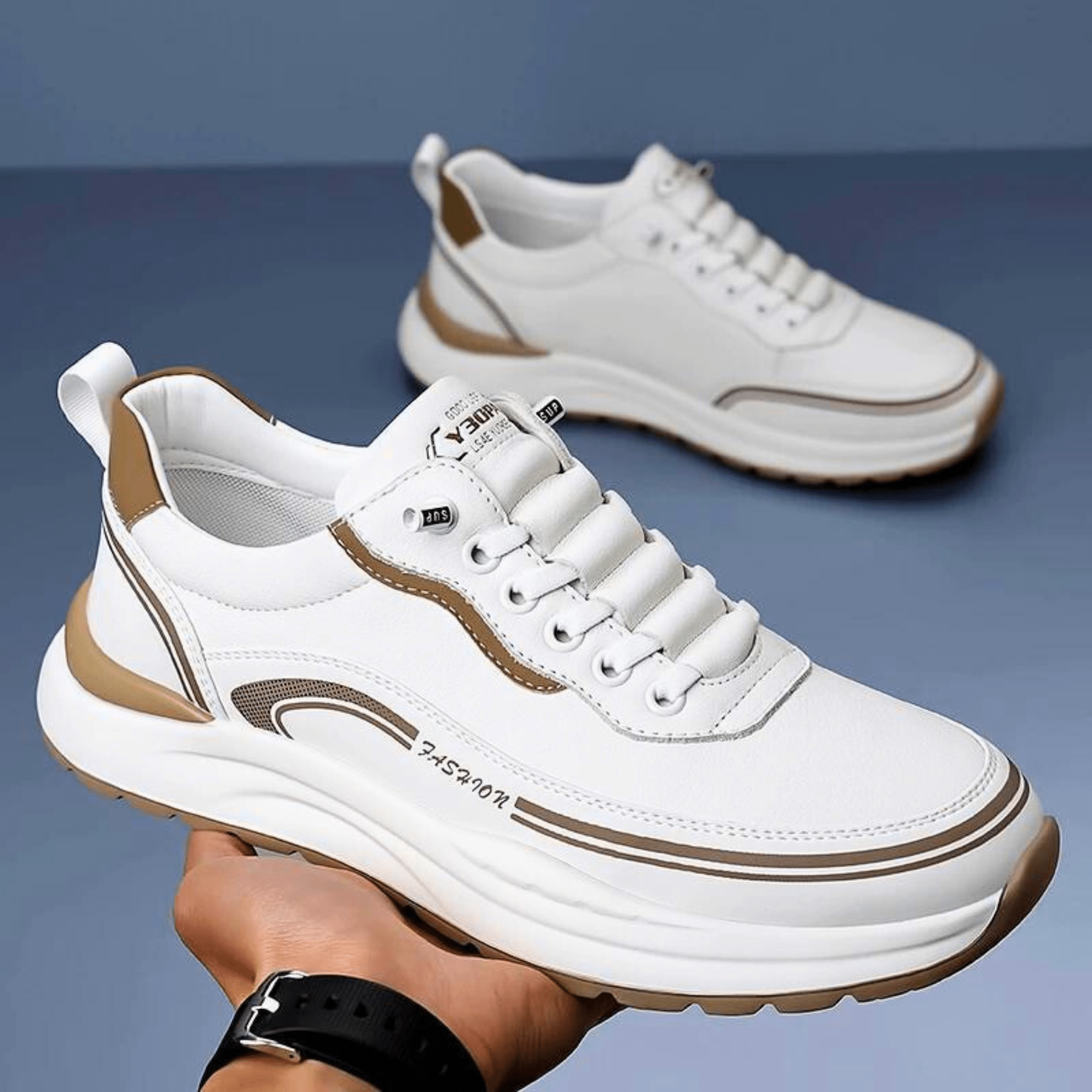 Brixton Leather Trainers – Premium Leather Sneakers for Everyday Style