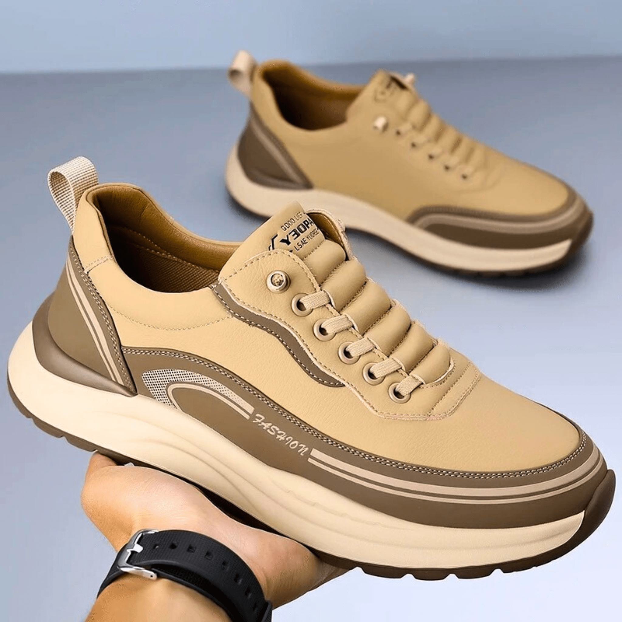 Brixton Leather Trainers – Premium Leather Sneakers for Everyday Style