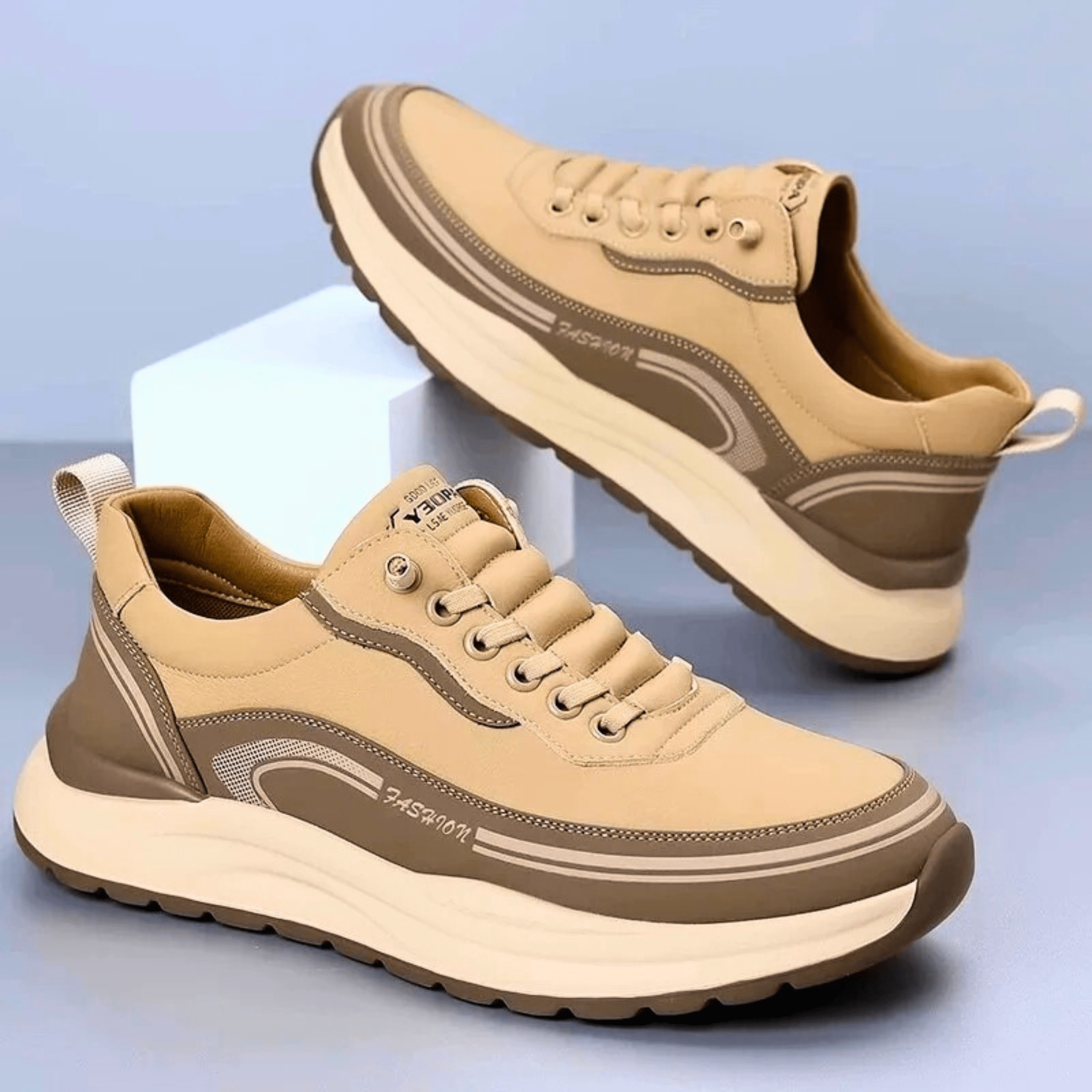 Brixton Leather Trainers – Premium Leather Sneakers for Everyday Style