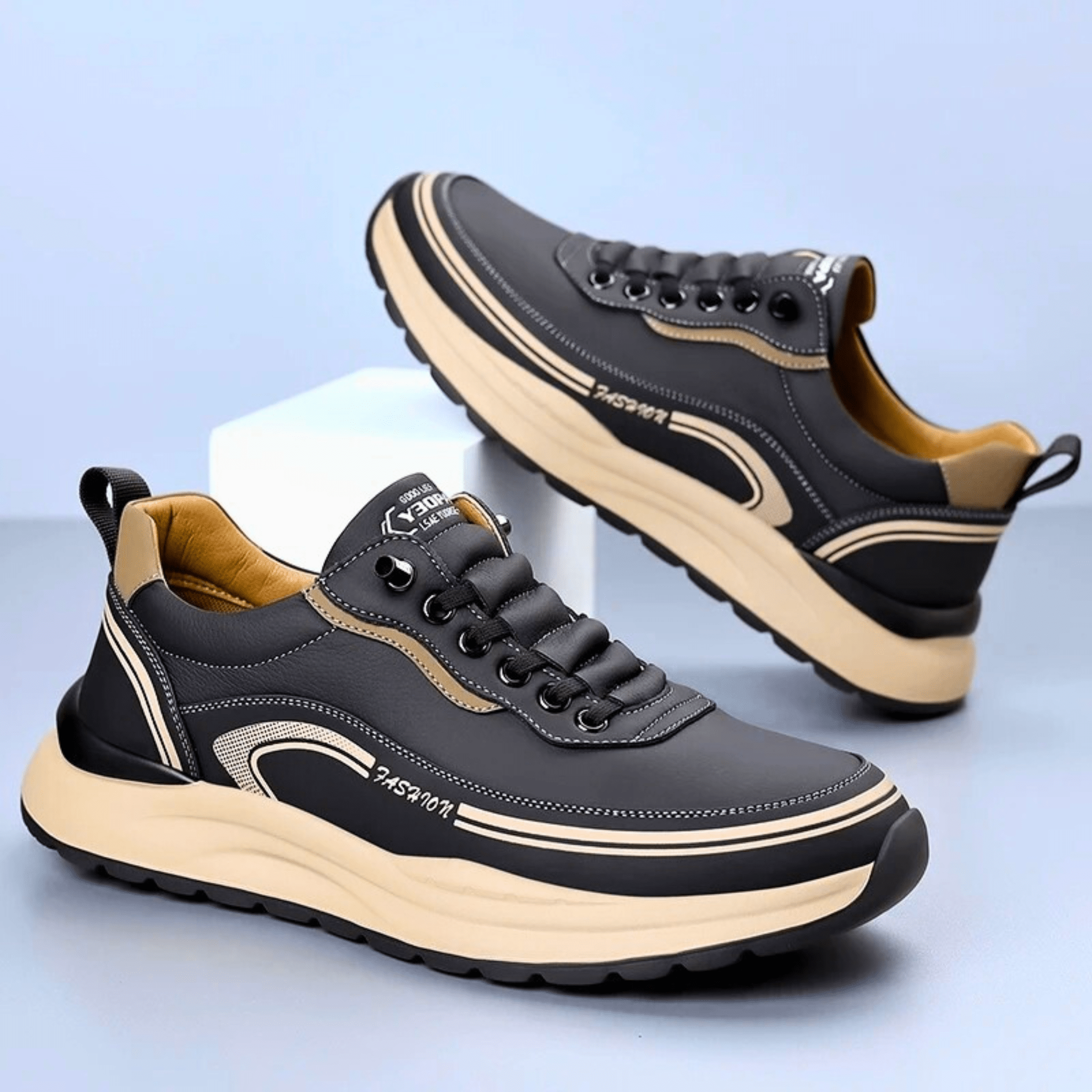 Brixton Leather Trainers – Premium Leather Sneakers for Everyday Style